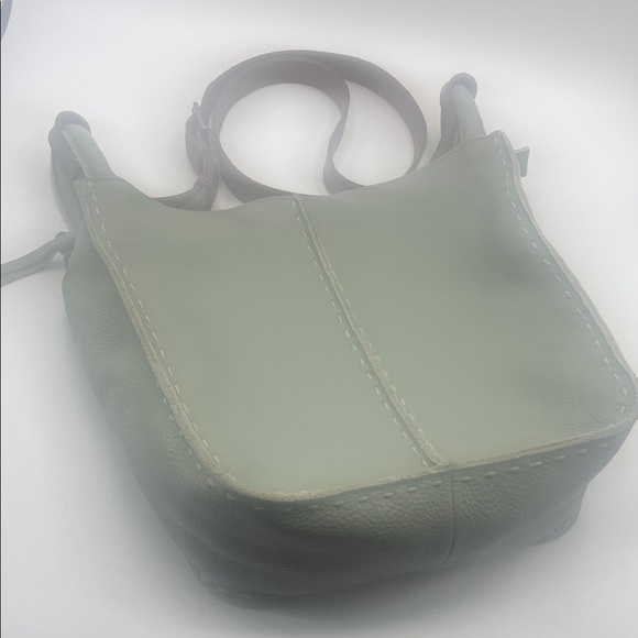 The Sak Green Leather Shoulder Bag - Picture 1 of 11